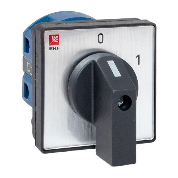 переключатель кулачковый пк-1-11 1п 25а "0-1" ekf pk-1-11-25 от BTSprom.by