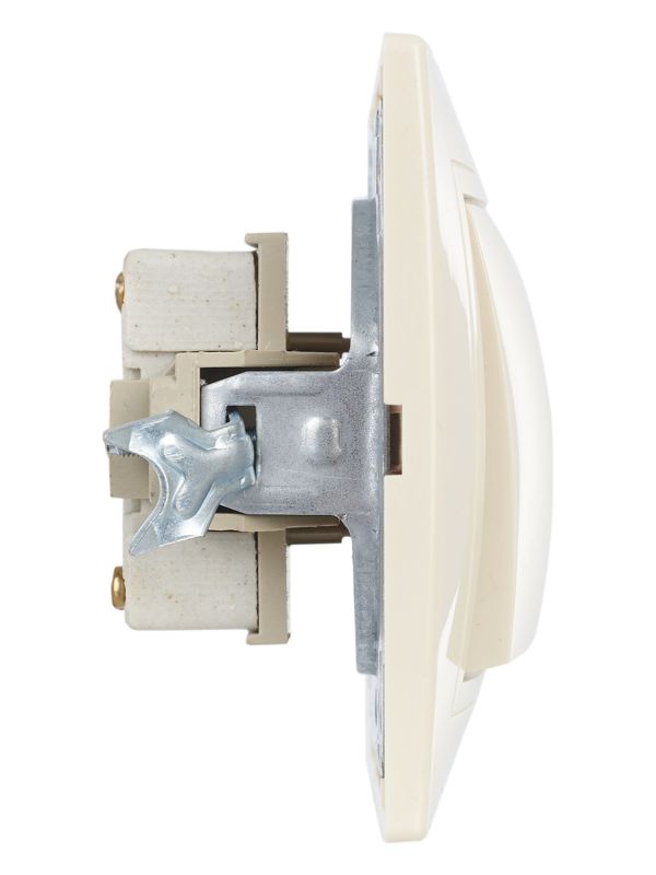  Выключатель 2-кл. 1п СП Кварта 10А IP20 ВС10-2-0-Км керамич. осн. крем. GENERICA EVK20-K33-10-K фото в каталоге от BTSprom.by