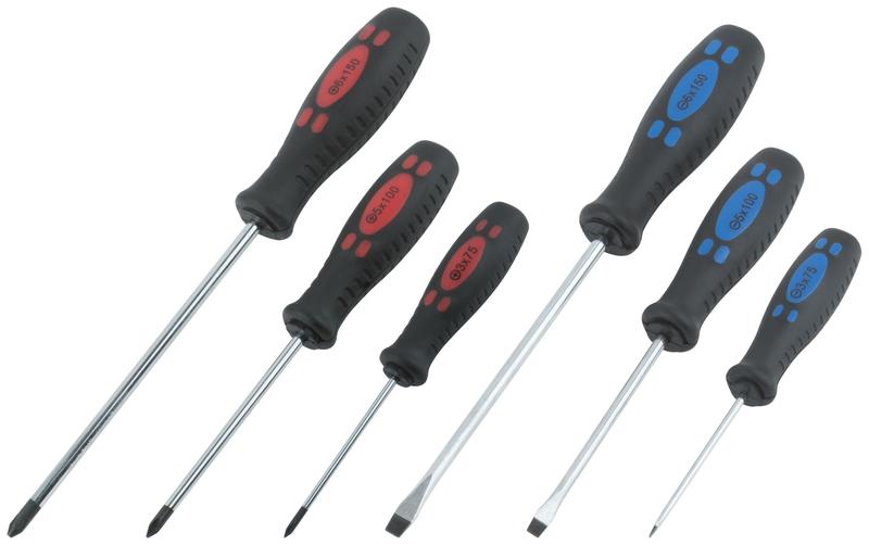  Набор отверток "Стандарт" CrV сталь магнитный наконечник прорезиненные ручки блистер (6 предметов) КУРС 56018 фото в каталоге от BTSprom.by