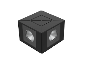 светильник qrua 1r 3вт 24в 60град. rgbw dmx архитектурный ral9005 черн. varton v1-g1-91531-23r07-65003xx от BTSprom.by