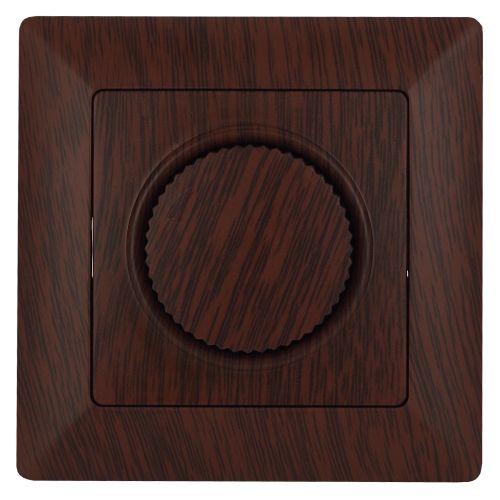 светорегулятор поворотный сп solo 4-401-10 600вт 230в ip20 венге intro б0053711 от BTSprom.by