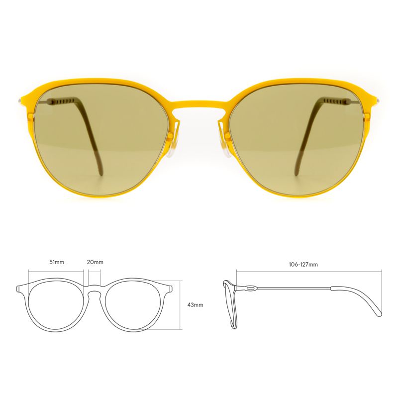  Очки солнцезащитные модель 21 титан с олив. линзами желт. DKC TCSNUE51010004 фото в каталоге от BTSprom.by