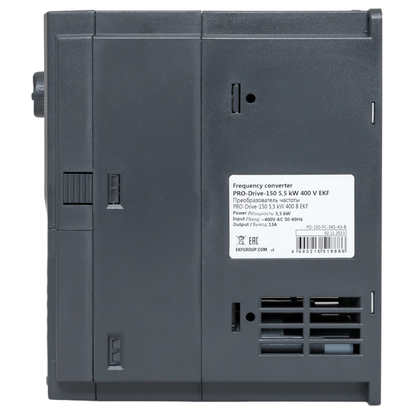  Преобразователь частоты PRO-Drive PD-150-FC-5K5-21-B EKF PD-150-FC-5K5-21-B фото в каталоге от BTSprom.by