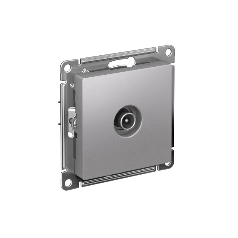 розетка телевизионная оконечная tv atlasdesign 1дб механизм алюм. se atn000391 от BTSprom.by