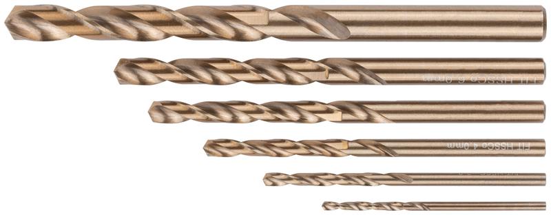  Набор сверл HSS по металлу с добавкой кобальта 5% 6шт (2-3-4-5-6-8мм) FIT 34013 фото в каталоге от BTSprom.by