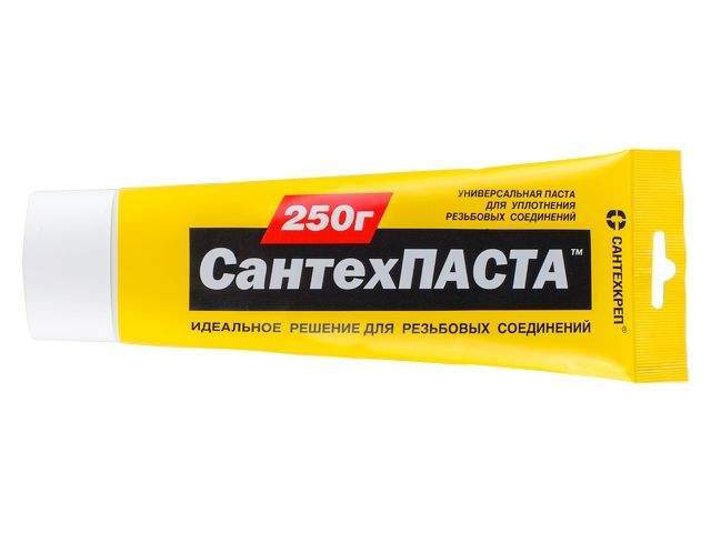 паста уплотнительная универсальная "сантехпаста" 250 гр. (в тубе) (для уплотнения разьемных резьбовых соединений) (сантехкреп) от BTSprom.by