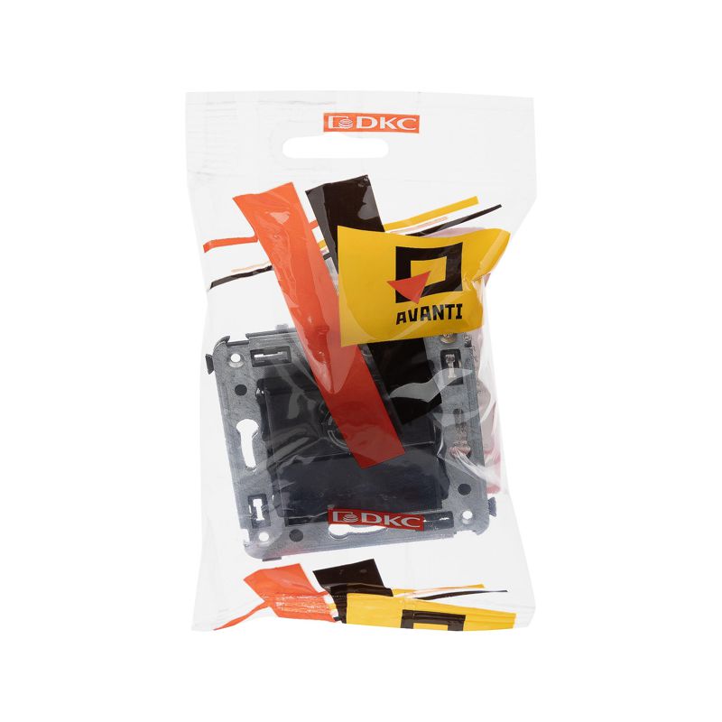  Диммер поворотный СП Avanti "Черный квадрат" DKC 4402133 фото в каталоге от BTSprom.by