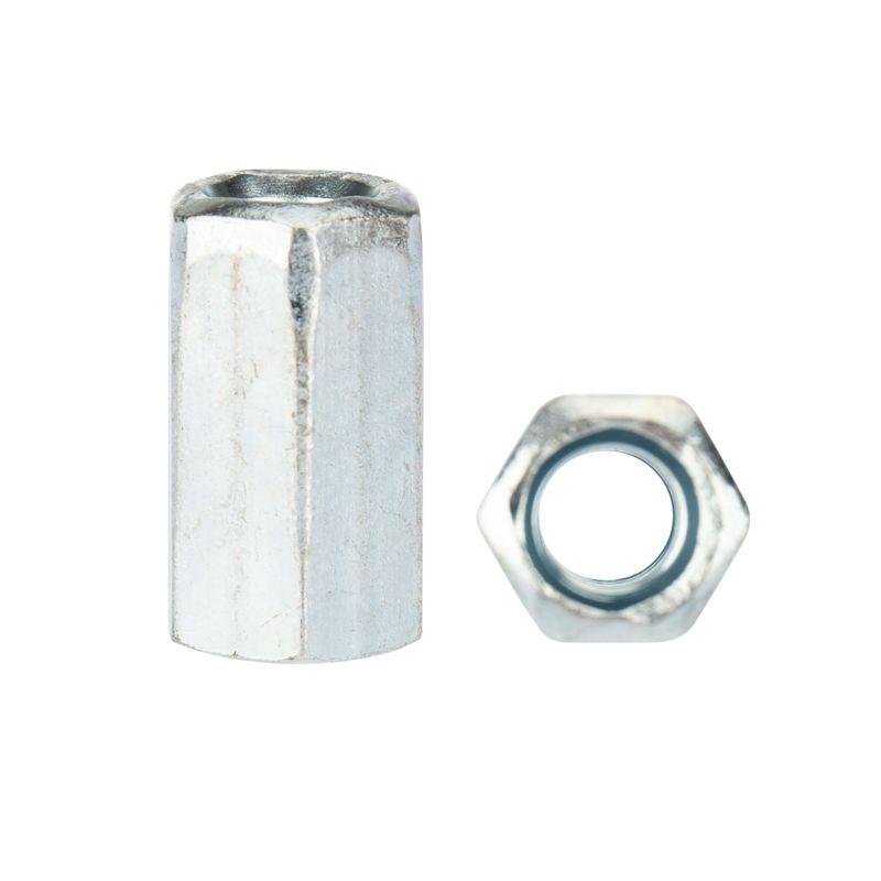  Гайка для шпильки удлиненная М6 1.0х10х18 (уп.20шт) Kranz KR-01-3541-002 фото в каталоге от BTSprom.by