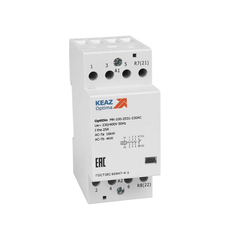 контактор модульный optidin mk-100-2502-48ac кэаз 321141 от BTSprom.by