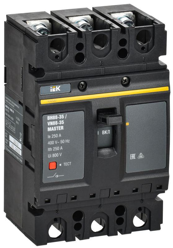 выключатель-разъединитель 3п 250а вн88-35 karat master iek kam-vn30-3-0250 от BTSprom.by