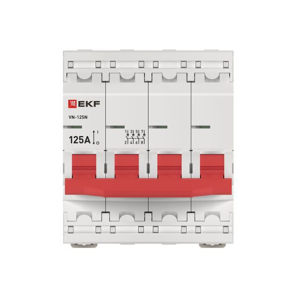  Выключатель нагрузки 4п 125А ВН-125N PROxima EKF S1254125 фото в каталоге от BTSprom.by