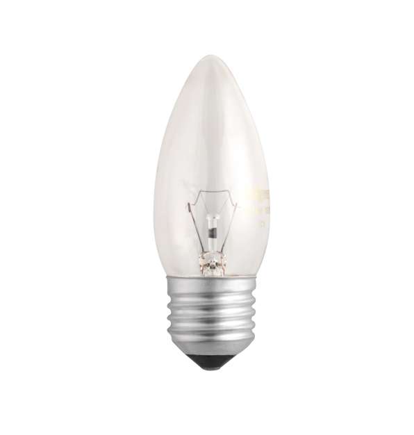 лампа накаливания b35 240v 40w e27 clear jazzway 3320546 от BTSprom.by