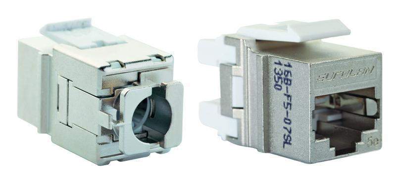 модуль keystone кат.5e ftp серебр. eurolan 16b-f5-07sl от BTSprom.by
