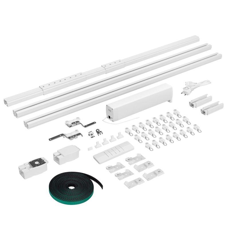 карниз для штор с электроприводом cnk-m1-ty-rf-3m ip20 металл (комплект) arlight 048756 от BTSprom.by