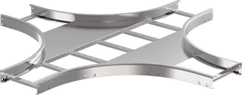 ответвитель для лотка х-образ. 80х200 r600 lesta iek ckr05-4-080-200 от BTSprom.by