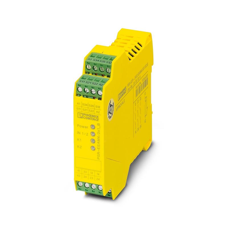 реле безопасности psr-scp- 24uc/esam4/3x1/1x2/b phoenix contact 2900509 от BTSprom.by