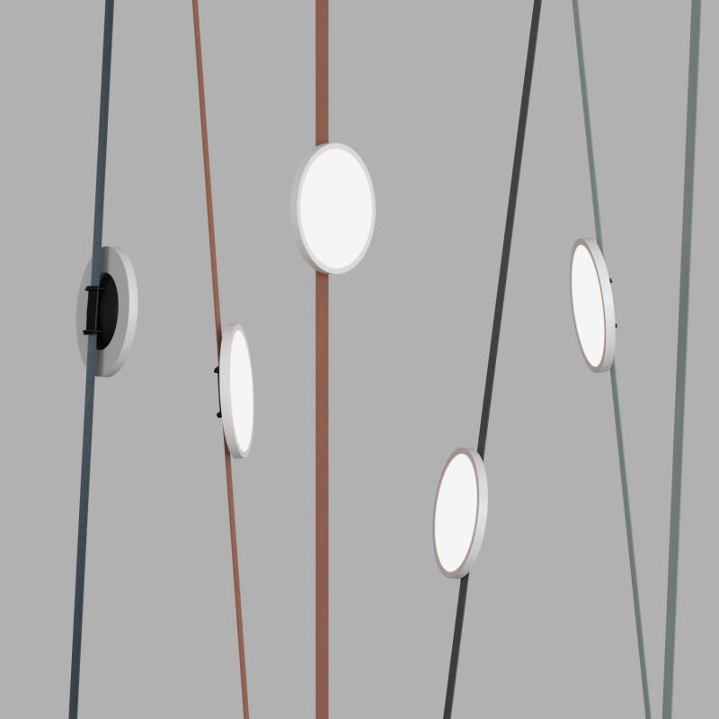  Светильник для трека-ремня Belty Flow 10Вт 4000К IP20 48В DC 168х29.5мм RA90 120град. со светодиодом алюм. бел. с черн. DENKIRS 723162 фото в каталоге от BTSprom.by