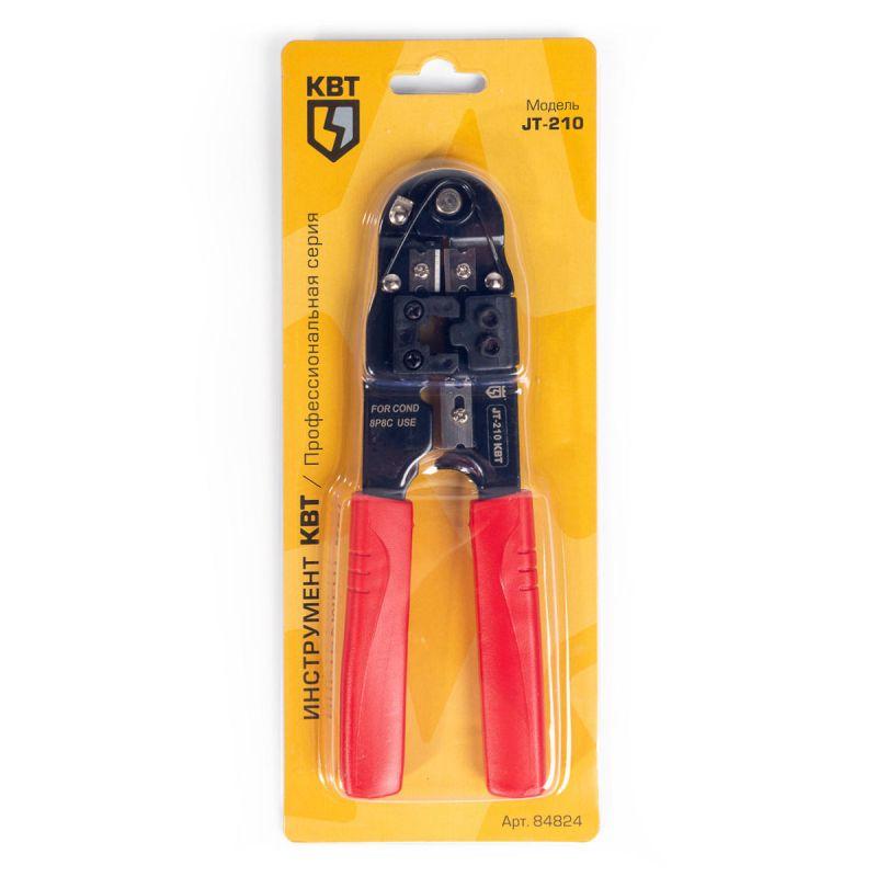  Пресс-клещи для RJ разъемов JT-210 КВТ 84824 фото в каталоге от BTSprom.by