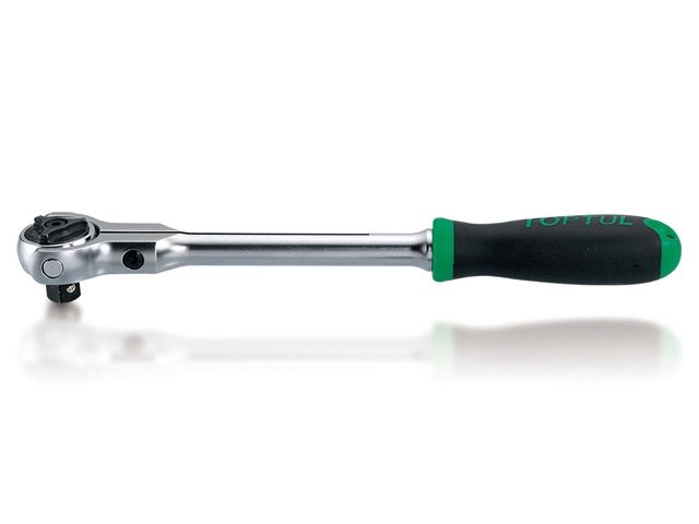 трещотка 1/2" 72зуб. 315мм поворотная головка toptul cjln1632 от BTSprom.by