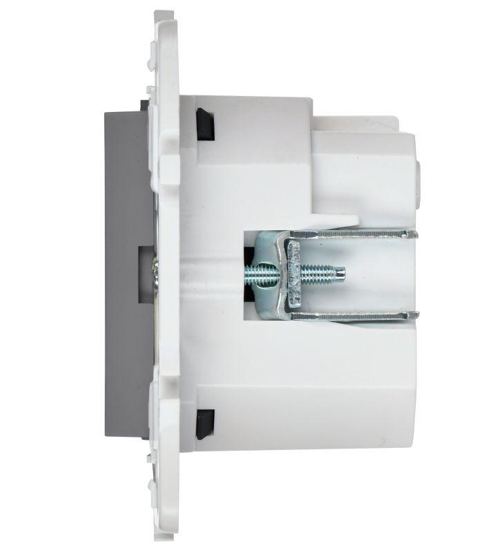  Розетка SKANDY 18Вт 16А с заземл. защ. шторки с USB C SK-R17Gr сер. IEK SK-R14-16-U14-018-K03 фото в каталоге от BTSprom.by