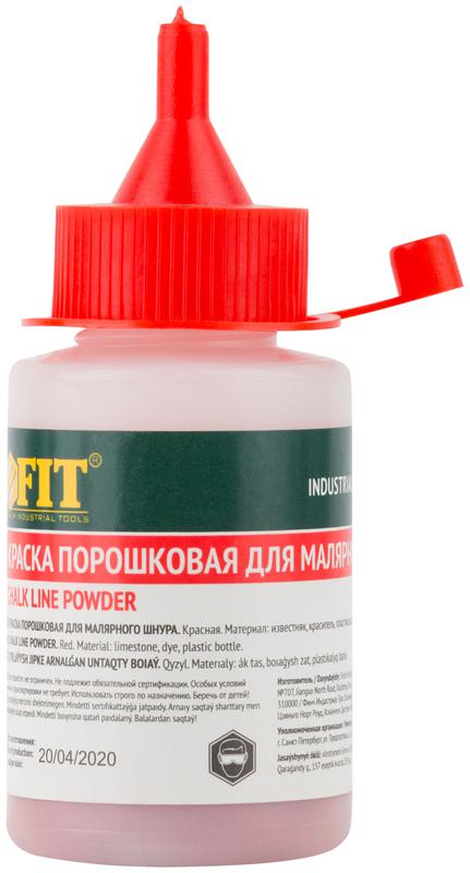  Краска разметочная для ударного шнура 50г красн. FIT 04697 фото в каталоге от BTSprom.by
