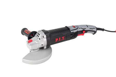 машина шлифовальная угловая электрическая 1260вт 150х22.2мм 3000-9000об/мин м14 клавиша выкл. p.i.t. pws150-c1 от BTSprom.by