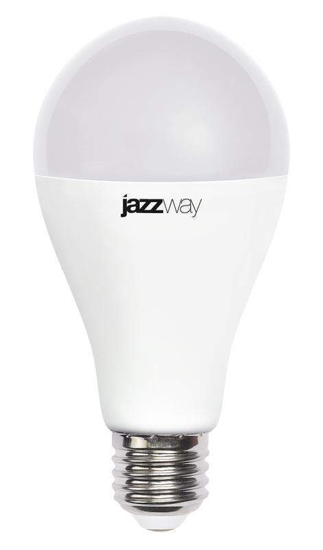 лампа светодиодная pled-lx 20вт a65 грушевидная 3000к тепл. бел. e27 pro jazzway 5028425 от BTSprom.by