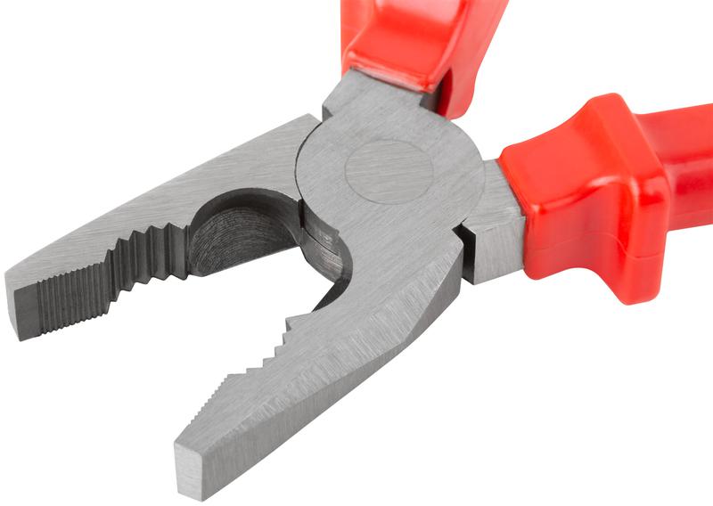  Плоскогубцы комбинированные "Лайт" 200мм пластик. ручки полированная сталь КУРС 47545 фото в каталоге от BTSprom.by