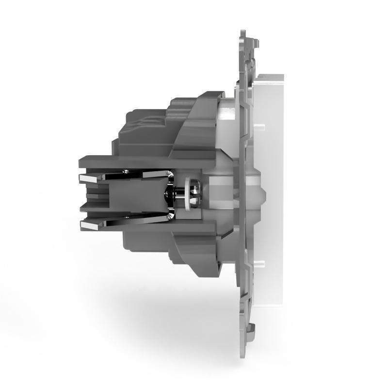  Розетка 1-м СП Pixel 16А IP20 с заземл. защ. шторки механизм бел. TOKOV ELECTRIC TKE-PX-R1ZSF-C01 фото в каталоге от BTSprom.by