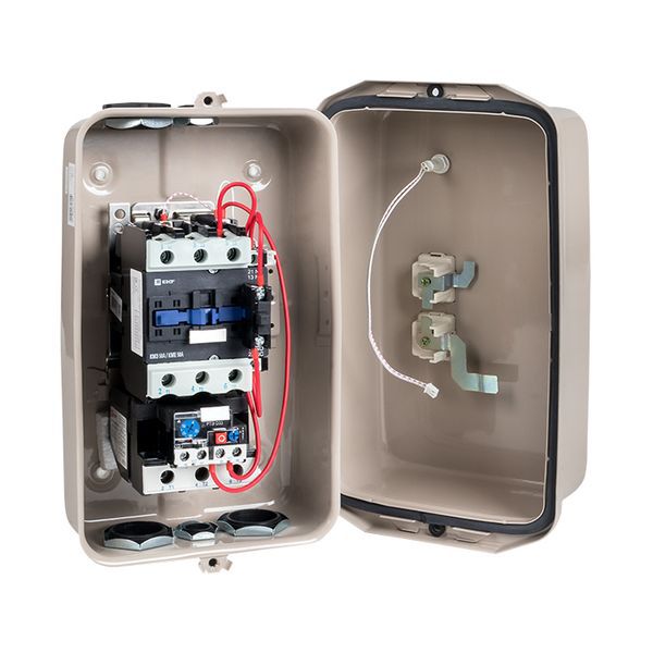  Пускатель магнитный КМЭ 50А 230В с РТЭ и индикатором PROxima в корп. IP65 EKF ctrp-r-50-230v-led фото в каталоге от BTSprom.by