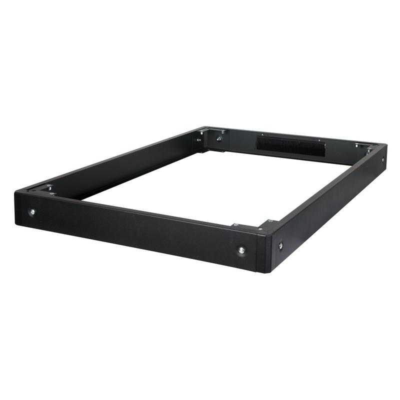 цоколь для напольных шкафов 800х1200 с щеточным вводом черн. datarex dr-466461 от BTSprom.by