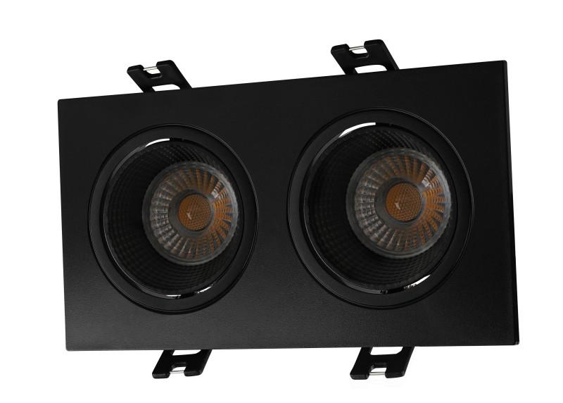 светильник 10вт gu5.3 ip20 led встраив. пластик черн./черн. denkirs 654408 от BTSprom.by