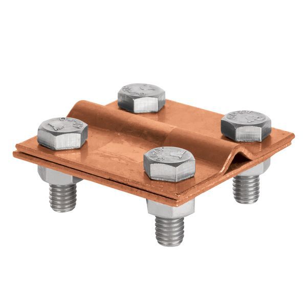 зажим универсальный полоса 30 - прут 10 (пластина 57х57мм) cu proxima ekf lp-55911-cu от BTSprom.by