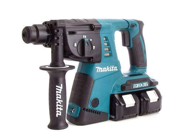 аккум. перфоратор makita lxt dhr 263 rf4 в чем. (18+18 в, 4 акк., 3.0 а/ч li-ion, 2.5 дж, вес 4.9 кг, быстросъемн.) от BTSprom.by