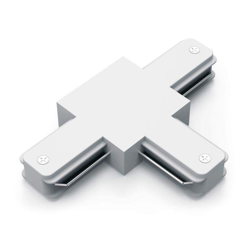  Коннектор Track однофазный для трековых шинопроводов (T) бел. GAUSS TR110 фото в каталоге от BTSprom.by