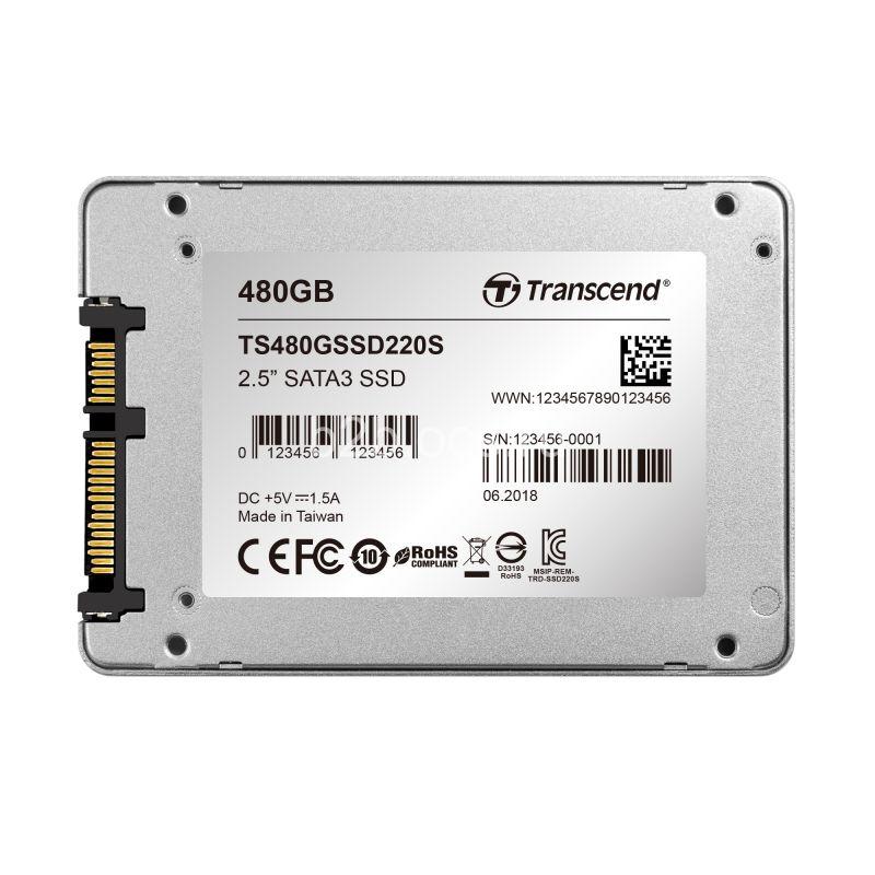 накопитель твердотельный ts480gssd220s 480gb ssd 2.5дюйм sata 6gb/s tlc transcend 1000403132 от BTSprom.by