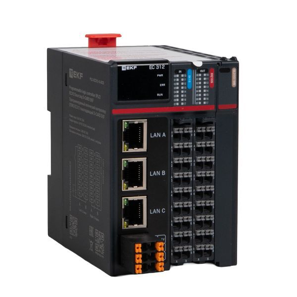 контроллер программируемый логический (плк) ec312 токоподающий d-card ekf plc-ec312-s-dcd от BTSprom.by