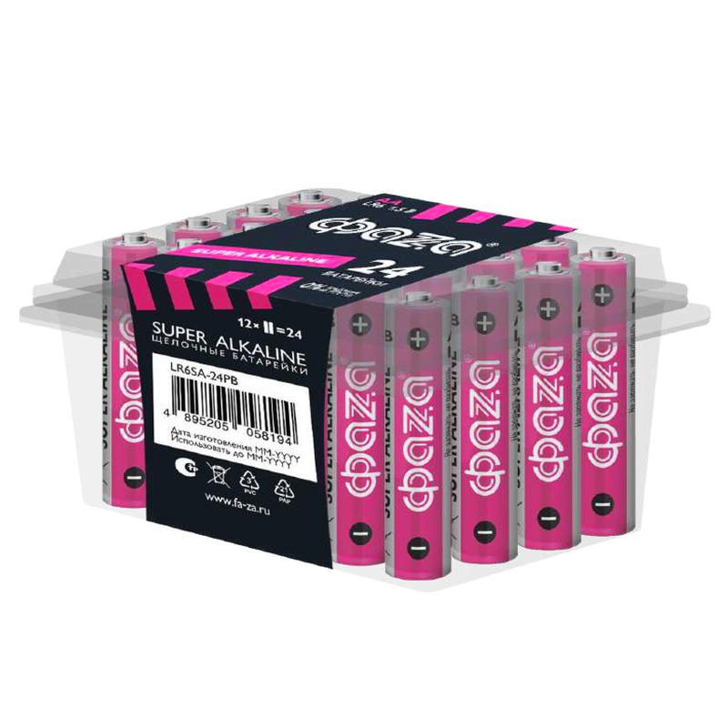 элемент питания алкалиновый aa/lr6 1.5в super alkaline pb-24 (уп.24шт) фаzа 5058194 от BTSprom.by