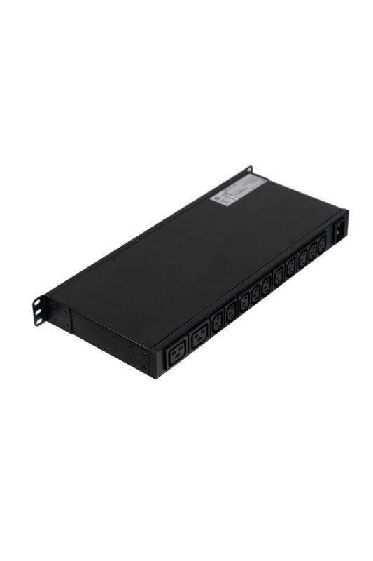  Блок распределения питания Uniprom с мониторингом 1U 240В 1Ф 16А 10xC13 2xC19 2м IEC320 C20 SE UP7821 фото в каталоге от BTSprom.by