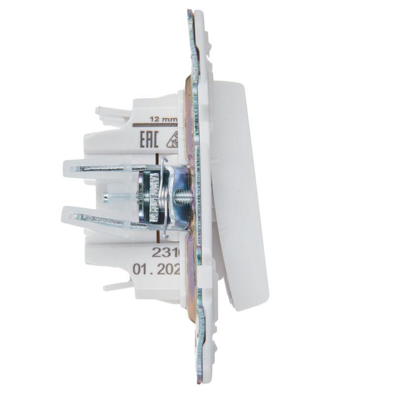  Выключатель 3-кл. SKANDY 10А SK-V11W арктич. бел. IEK SK-V30-0-10-K01 фото в каталоге от BTSprom.by