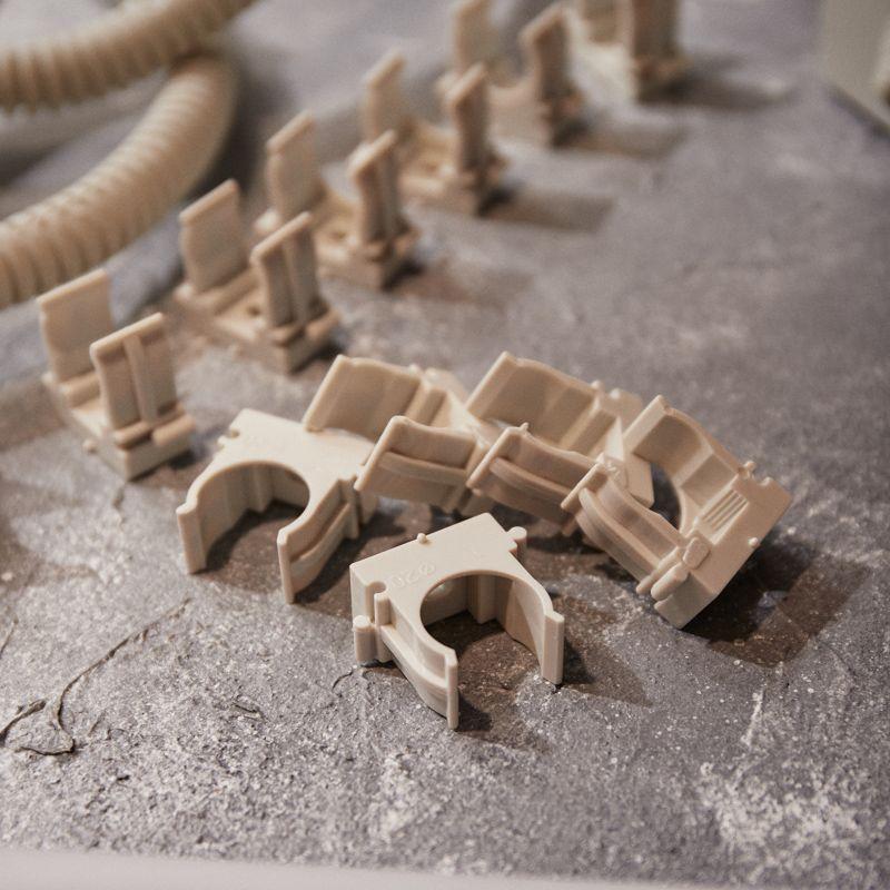  Держатель для труб (клипса) d20мм для монтажн. пистолета сер. Rexant 28-0420-1 фото в каталоге от BTSprom.by