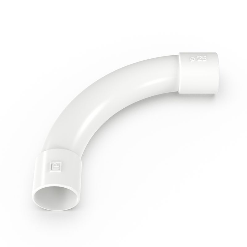 соединитель угловой d25мм бел. (уп.30 шт) промрукав pr13.0465 от BTSprom.by