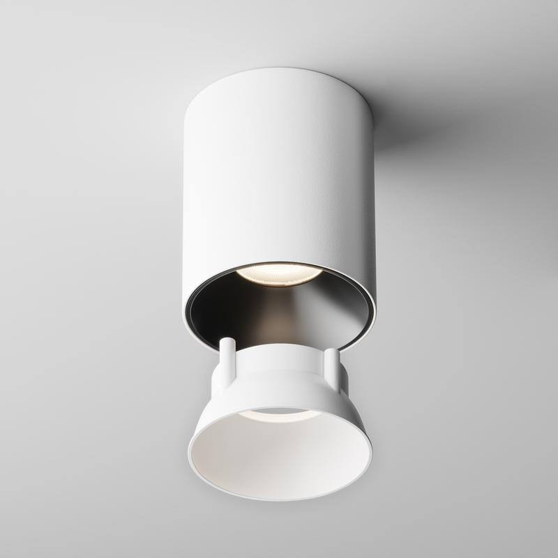  Рамка-отражатель декоративная для светильников Alfa LED бел. Maytoni Ring12-15W-RD-W фото в каталоге от BTSprom.by