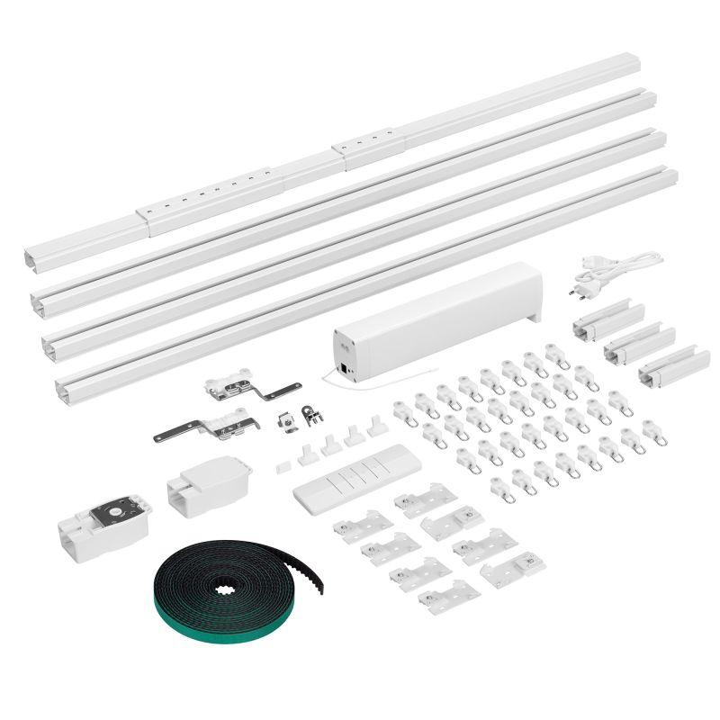 карниз для штор с электроприводом cnk-m1-ty-rf-4m ip20 металл (комплект) arlight 048757 от BTSprom.by