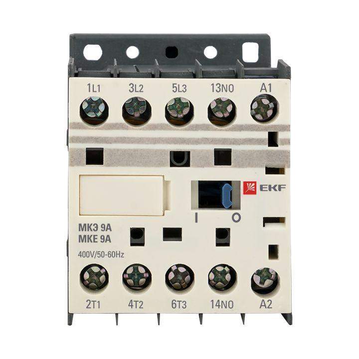  Мини-контактор МКЭ 9А кат. 400В AC 1НО PROxima EKF Mctr-s-9-400 фото в каталоге от BTSprom.by