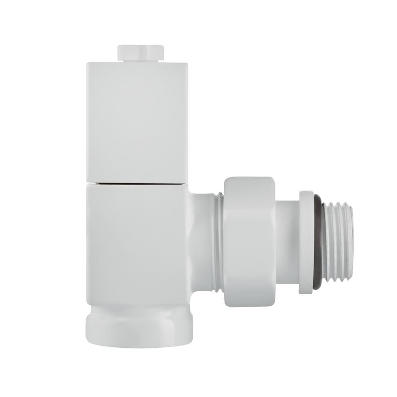  Набор дизайн-вентилей CUBE угловой 1/2дюйм бел. Royal Thermo НС-1422577 фото в каталоге от BTSprom.by