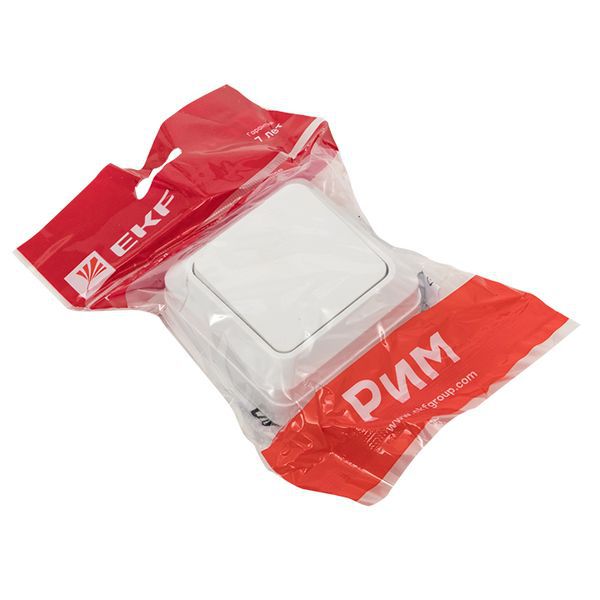  Выключатель 1-кл. ОП Рим 10А IP20 бел. EKF ENV10-021-10 фото в каталоге от BTSprom.by