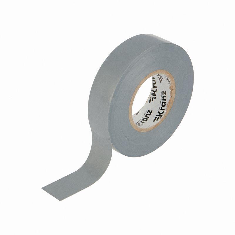  Изолента ПВХ профессиональная 0.18х19мм 20м сер. Kranz KR-09-2808 фото в каталоге от BTSprom.by