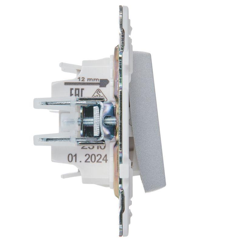  Выключатель перекрестный 1-кл. SKANDY 10А SK-V03S серебр. IEK SK-V13-0-10-K23 фото в каталоге от BTSprom.by