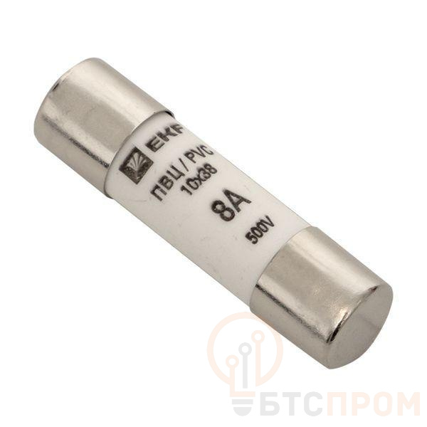 Вставка плавкая цилиндрическая ПВЦ 10х38 8А EKF pvc-10x38-8 фото в каталоге от BTSprom.by  Вставка плавкая цилиндрическая ПВЦ 10х38 8А EKF pvc-10x38-8 фото в каталоге от BTSprom.by